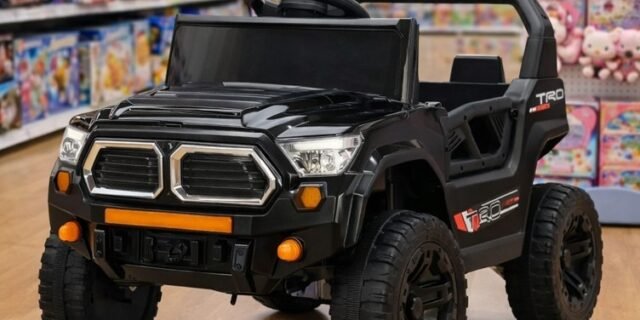 Jipe Elétrico Infantil Bang Toys Black Hawk X 12V Bivolt Com Bluetooth