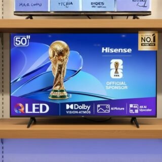 Hisense Smart TV 4K 50″ Polegadas 50Q6QV QLED com Dolby Vision, HDR10+, HLG, Filmmaker Mode, Dolby Gaming, Dolby Atmos, Compatibilidade Alexa e Google