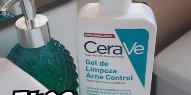 CeraVe Gel de Limpeza Acne Control, para Pele Oleosa e Acneica, com Ácido Salicílico, Niacinamida e 3 Ceramidas Essenciais, Reduz Espinhas e Cravos