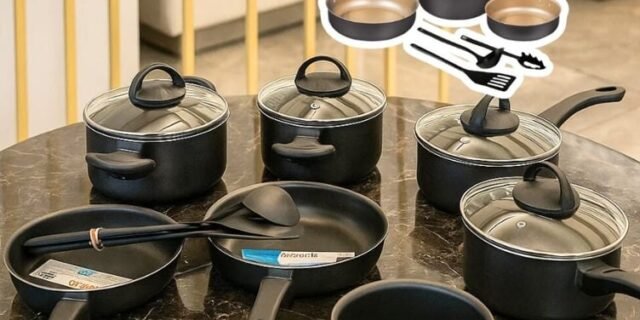 Conjunto Panelas Antiaderente 10 Peças Teflon