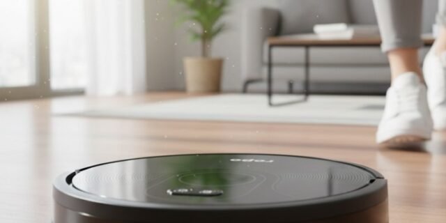 Robô Aspirador Ropo Glass 3 Preto