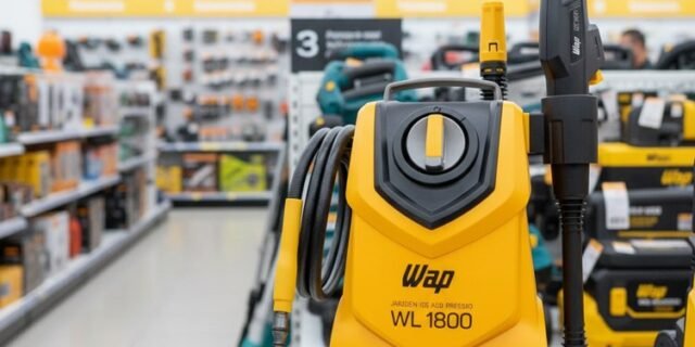 WAP Lavadora de Alta Pressão WL 1800 360L/h Portátil, com Jato em Leque e Concentrado 1500psi 1400W 127V