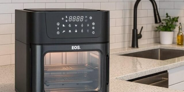 Fritadeira Air Fryer Oven EOS 15 Litros Digital Inox All Black EAF15IP 110V