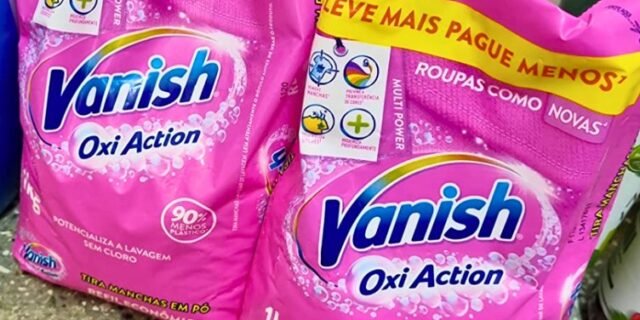 Vanish Tira Manchas Em Pó, Multi Power Oxi Action, para Roupas Coloridas 1Kg