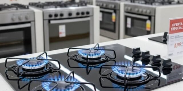 MONDIAL Cooktop a Gás, 4 Bocas, Preto/Inox, Bivolt – CTG-01