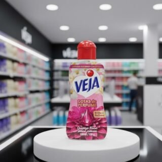 Veja Gotas de Perfume Rubelita Cereja Limpador Perfumado Concentrado 100 ml