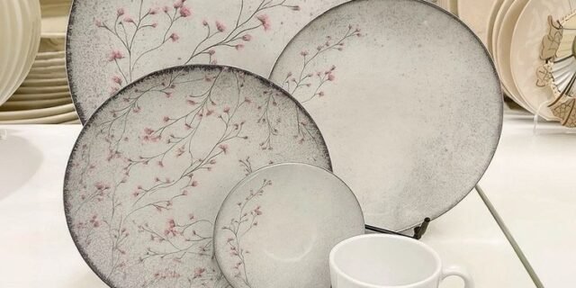 Aparelho de Jantar Tramontina Floralis Porcelana 20 peças