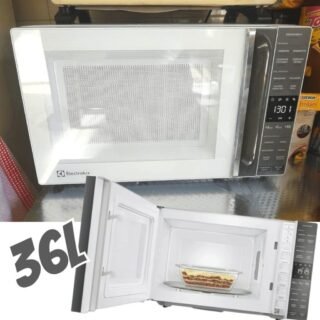 Micro-ondas Electrolux 36L Branco Efficient com Descongelamento Assistido ME36B só 127V