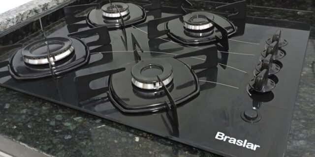 Cooktop Braslar Pop Gás 4 Bocas Mesa Vidro – Bivolt