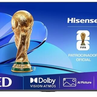 Hisense Smart TV UHD 4K QLED 55″ Polegadas 55Q6QV com HDR10+, Dolby Atmos, Sports Mode, Game Mode Plus e Compatível com Alexa