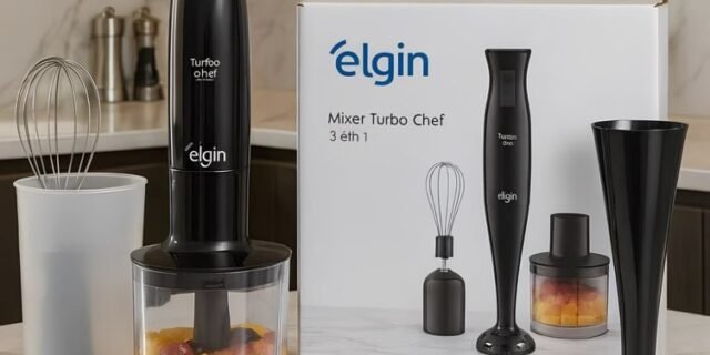 Mixer Turbo Chef 3 Em 1 200w Triturador E Fuet Elgin 127V