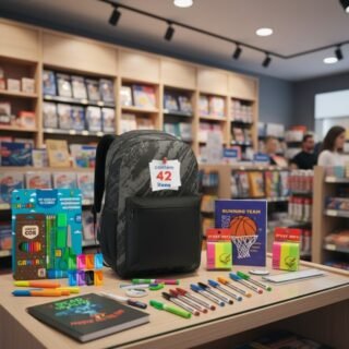 Kit Material Escolar Premium 42 Itens Mochila Estojo Caderno Canetas Masculino Mzcell