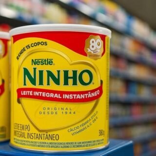 Leite Pó Instantâneo Integral Ninho Lata 380g