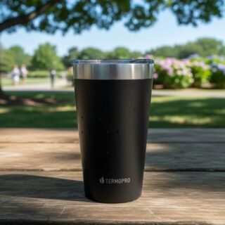 Copo Térmico Para Cerveja 500ml Preto Termopro Liso