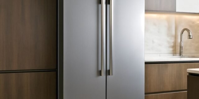 Geladeira Refrigerador HQ Frost Free Side By Side 460 Litros Cinza HQ-460SBSFF (127V)
