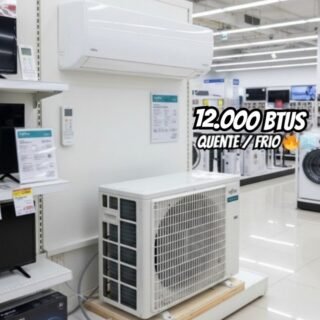 Ar Condicionado Split Inverter Hisense R-32 Hi-wall 12.000 Btus Quente e Frio Wi-fi 220v