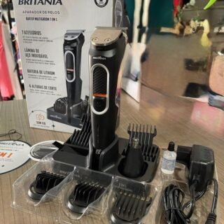 Aparador De Pelos Britânia Bap21p Multigroom 7 Em 1