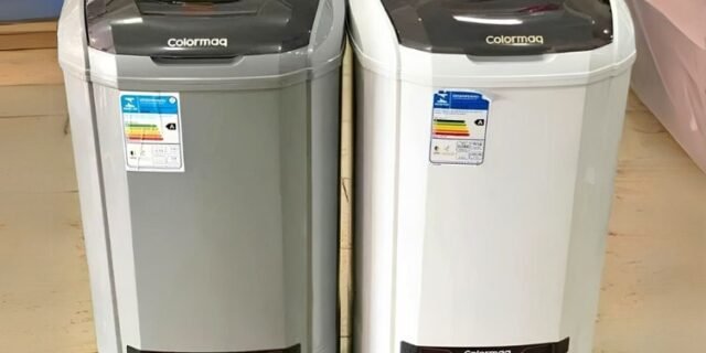 Colormaq Maquina de Lavar Roupa Semi Automatica Tanquinho 10kg LCS10 Branco 220v