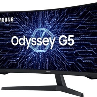 Monitor Gamer Samsung Odyssey G5 34″ Ultrawide 165Hz 1ms HDR10 HDMI FreeSync Premium