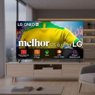 Smart Tv 4k 65 LG Qned73 Portal De Games Processador Ai 7 Gen8 4k Super Upscaling Google Cast Integrado Controle Ai Magic Webos 25 Modo Esportes Alerta De Esportes