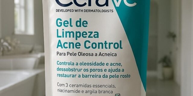 CeraVe, Refil Gel de Limpeza Acne Control Para Pele Oleosa a Acneica com Niacinamida e Ácido Salicílico, 227g
