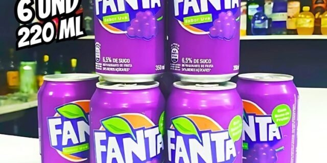 Pack de FANTA UVA LT 220ML 6 unidades