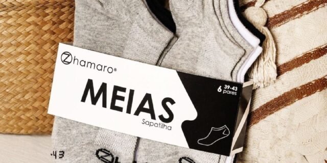 Kit 10 Pares Meias Zhamaro Premium Sapatilha Invisível Sport