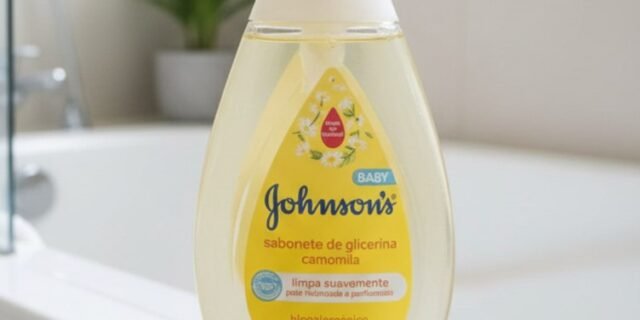 Sabonete Líquido Glicerina Camomila JOHNSON’S® Baby, 400mL