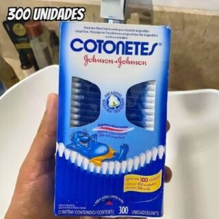 Cotonetes Hastes Flexíveis,300un