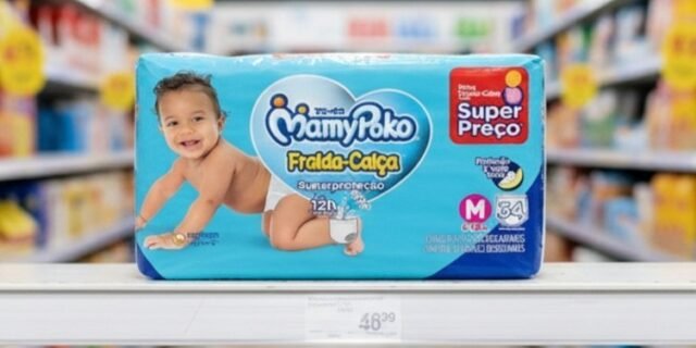 MamyPoko Fralda-Calça Superproteção M 34 Unidades