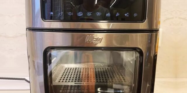 Fritadeira Elétrica Wap Air Fryer Oven Digital Black Inox 12 Litros 220V