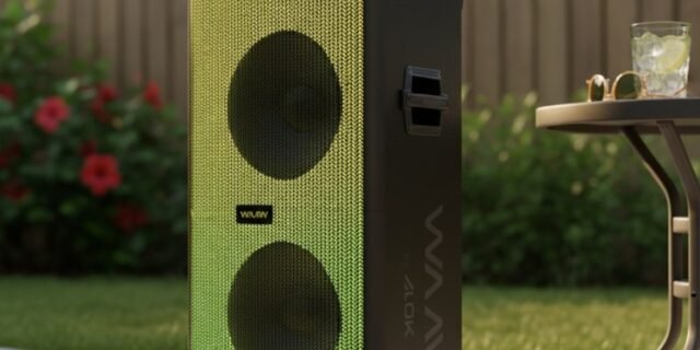 Caixa de Som INFINITE 1000 Bluetooth, Tipo Torre, Até 20h de Autonomia, 3 Alto-Falantes, TWS, 1000W RMS