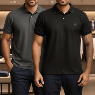 Kit 2 Camisa Polo Piquet Masculina Casual Premium