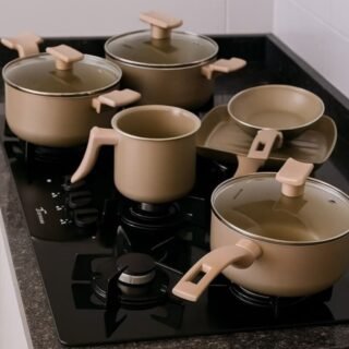 Conjunto De Panelas Sartin Champ 7 Peças Cerâmica Mimo Style