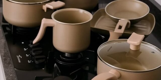 Conjunto De Panelas Sartin Champ 7 Peças Cerâmica Mimo Style