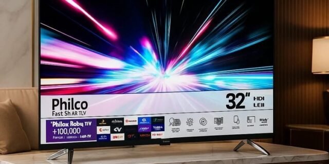 Smart TV 32″ Philco LED Roku Tv HD Dolby Audio P32CRA
