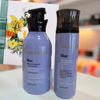 Combo Nativa Spa Lilac: Loção Corporal 400ml + Body Splash 200ml