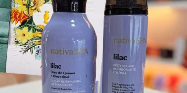 Combo Nativa Spa Lilac: Loção Corporal 400ml + Body Splash 200ml