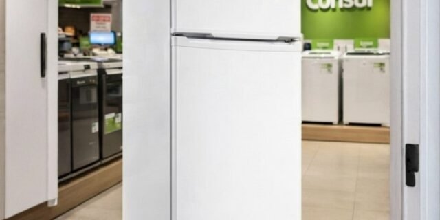 Geladeira Cycle Defrost 332L Prateleiras Removíveis Branca Consul – CRD37MB 110V