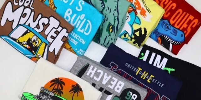 Kit 6 Peças Infantil Verão Menino 3 Camisetas + 3 Bermudas