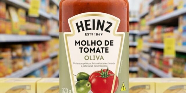 Heinz Molho de Tomate Rústico Oliva em vidro, 320G