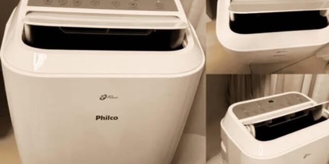 PHILCO Ar-Condicionado Portátil PAC12000QF5 Quente/Frio 220V, Modelo: PAC12000QF6, Cor: Branco
