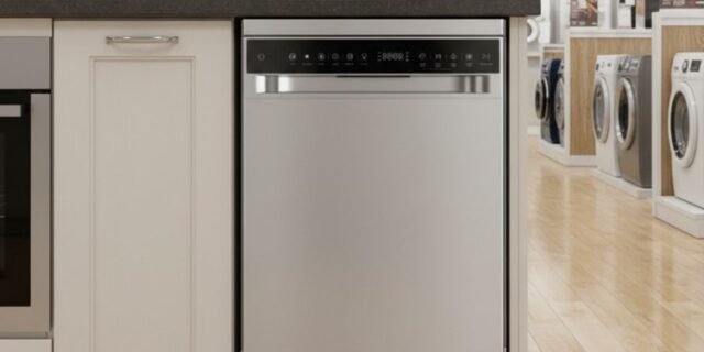 Lava-louças Eos Premium 11 Serviços Slim Prata Ell112s 110v