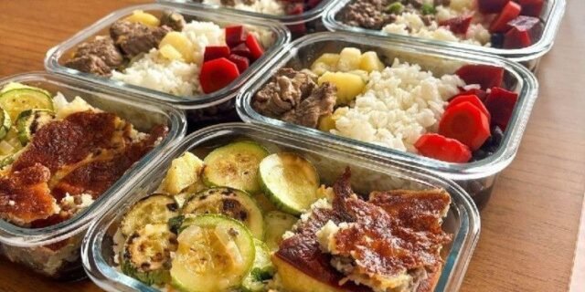 Kit 10 Marmitas De Vidro 640ml Potes Com Tampa Hermética 4 Travas