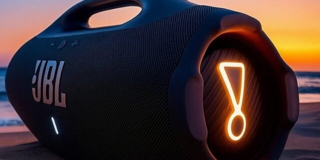 JBL, Caixa de Som, Boombox 4, Bluetooth, Som JBL Pro, AI Sound Boost, Graves Personalizáveis, Bateria de até 34h, IP68, Áudio Lossless – Preta