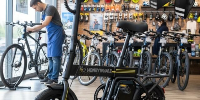 Honeywhale B20 Bicicleta Elétrica, 440w-35km-25km/h-120kg, Scooter Motor-ebike-adulto-bike-autonomia-velocidade Máxima-carga-honey Whale-fat-dobravel, 14 Aro, Freios A Disco Dianteiros E Traseiros