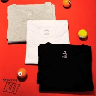 Kit Com 5 Camisetas Masculinas Básicas Hering