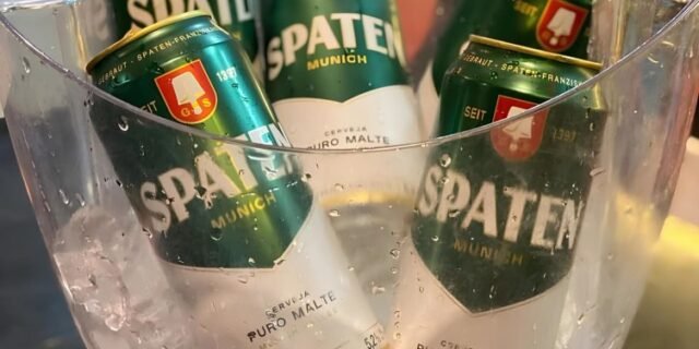 Pack Cerveja Spaten Puro Malte, Lata, 473ml, Caixa 12 unidades