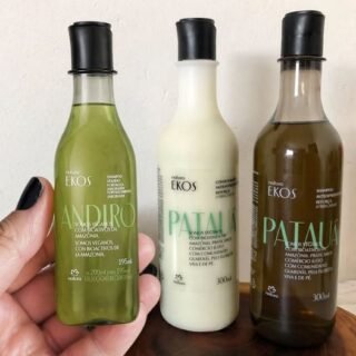 Kit Shampoo e Condicionador Ekos Patauá e Sabonete Líquido Andiroba