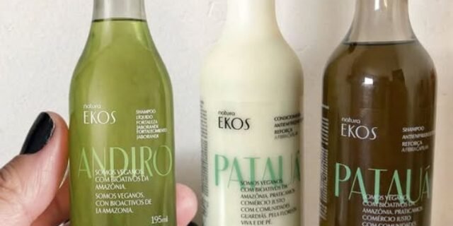Kit Shampoo e Condicionador Ekos Patauá e Sabonete Líquido Andiroba